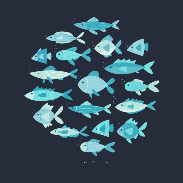 Fish school by King Tiger