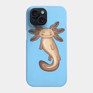 Brown Axolotl Phone Case