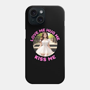 Anime Girl Love Me Beautiful Woman Anime Cosplay Phone Case