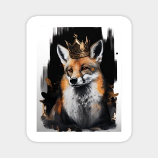 The Fox King Magnet