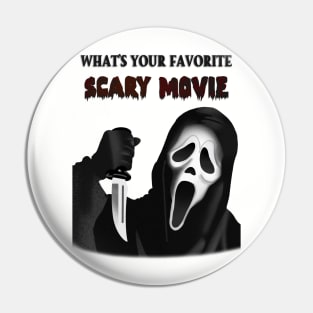 Ghost Face Pin