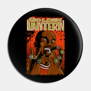 Golden Lantern Pin