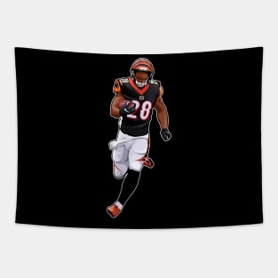 Joe Mixon #28 Run for Touchdown Tapestry