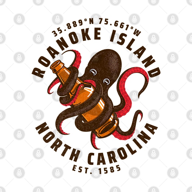 Roanoke Island, NC Octopus Summer Vacation by Contentarama