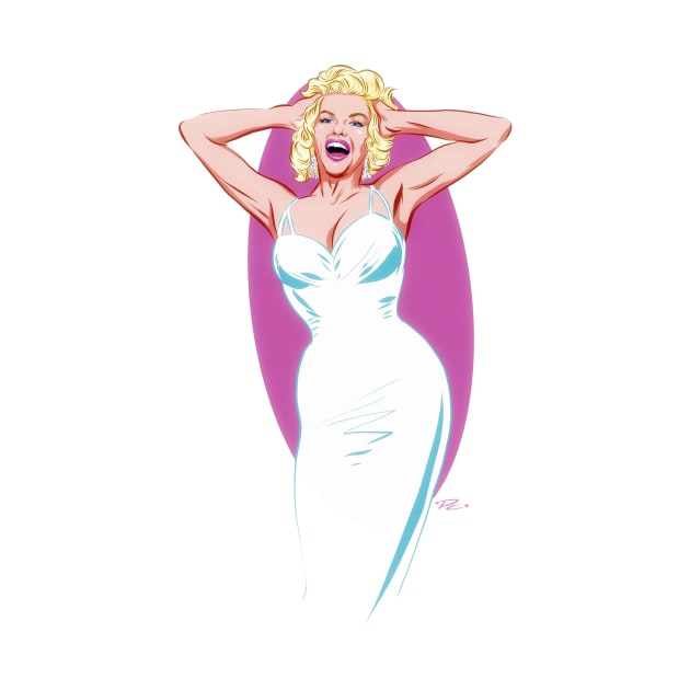 Jayne Mansfield - An illustration by Paul Cemmick by PLAYDIGITAL2020