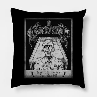 Mortician // Vintage Postcard Pillow