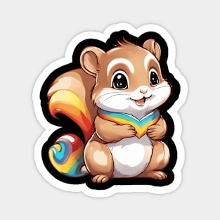 Cute Squirrel Magnet