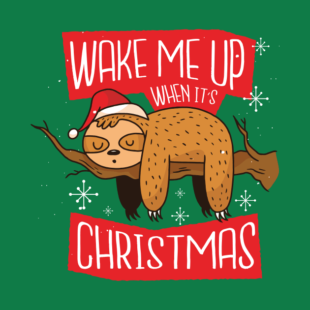 Wake Me Up When It's Christmas by Threadded