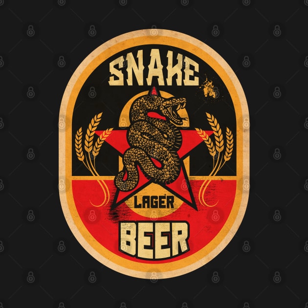 Snake Brewed Beer by CTShirts