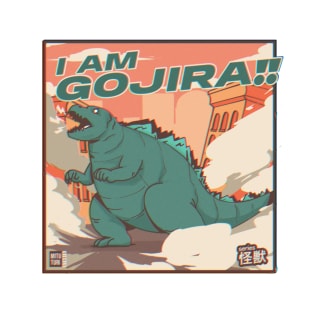Gojira Kaiju Attacks T-Shirt