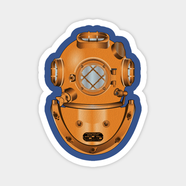 Diving Helmet Diving TeePublic