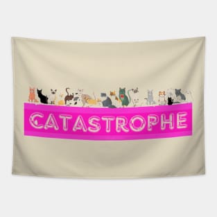 Catastrophe Cute Cats By Abby Anime(c) Tapestry