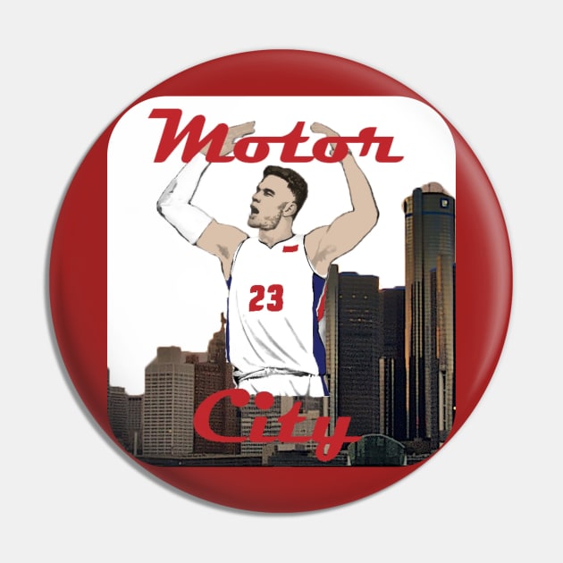 Blake Griffin Motor City Detroit Pistons Pin by lebwarrior