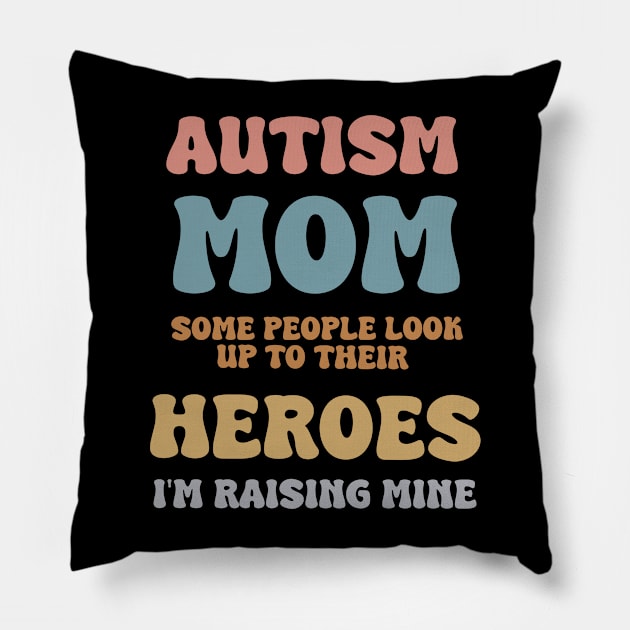 Autism Mom - Autism Awareness Pillow by VinsendDraconi