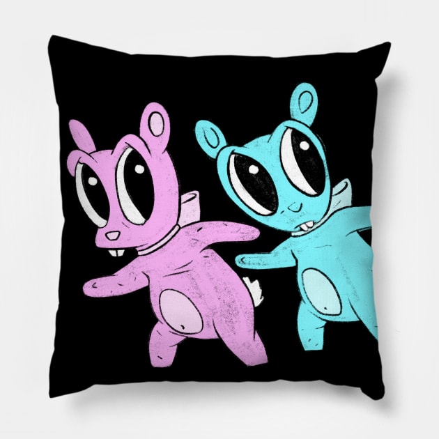 Fluffy and Uranus Pillow by LadyTsundere