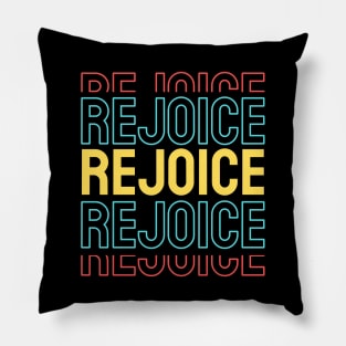 Rejoice | Christian Pillow