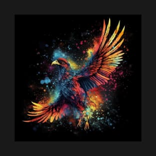 Phoenix Bird - Colorful Fantasy Art T-Shirt