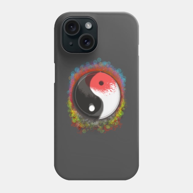 Yin Yang Art Design Phone Case by Markyartshop