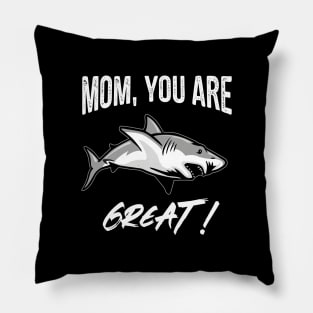 Great Mom Forever Funny Mommy Quote Pillow