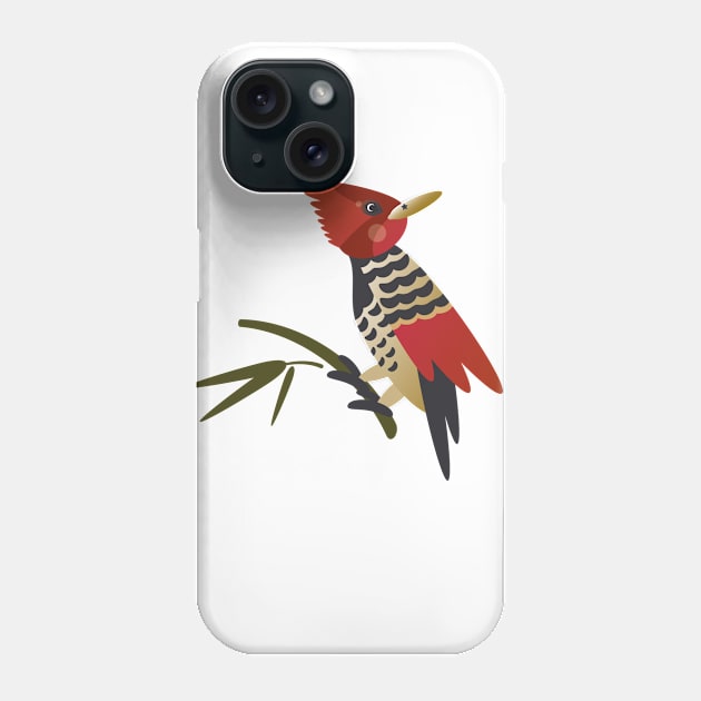 Cabecirrufo Woodpecker Phone Case by Buen Corazón