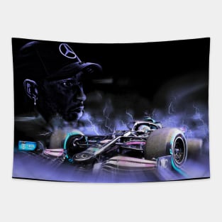 Lewis Hamilton Racing Tapestry