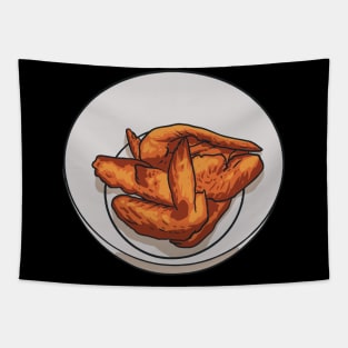 Chicken Wings In Bowl Tapestry