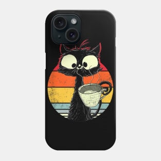 Cute Coffee Cat Phone Case