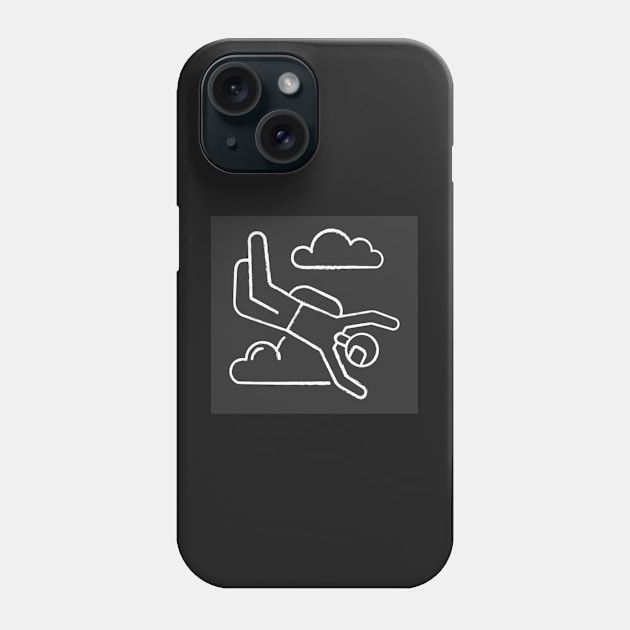  parachute jump from a plane Phone Case by euror-design