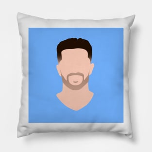 Jack Grealish Minimalistic Face Art Pillow