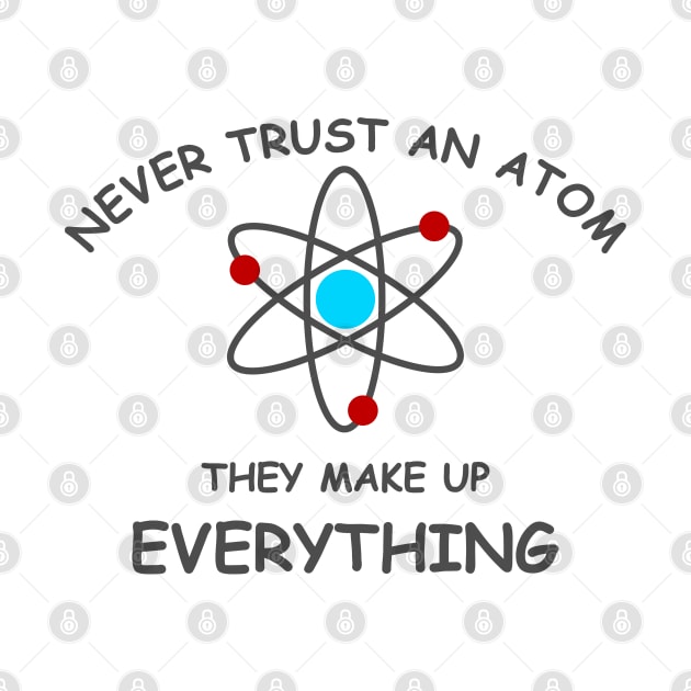 Never trust an atom, they make up everything by Fibre Grease