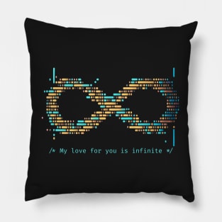 My love for you is infinite - V2 Pillow