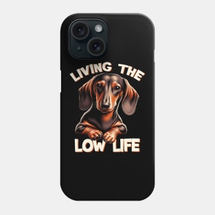 Adorable Dachshund Shirt | Cozy Dog Dad Outfit Phone Case