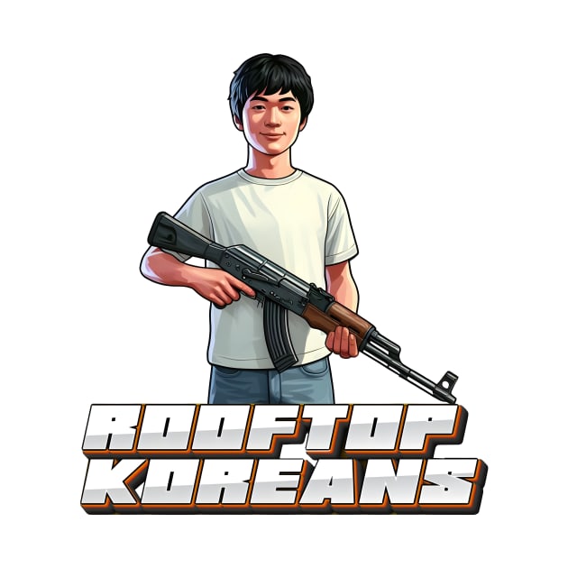 Rooftop Koreans by Rawlifegraphic