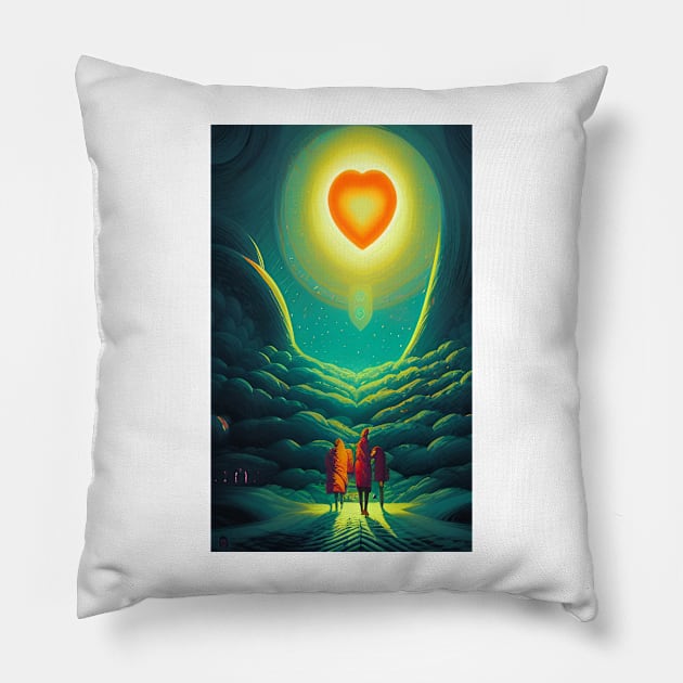 And The Universe Said I Love You Because You Are Love73 Pillow by ShopSunday