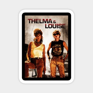 Thelma & Louise // Vintage - Retro Style Design Magnet