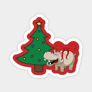 i want a hippopotamus for christmas Magnet