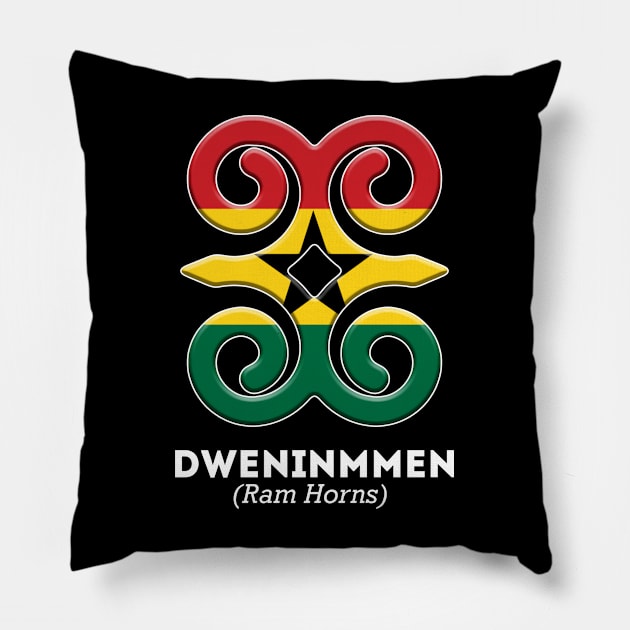 Dweninmmen (Ram Horns) Pillow by ArtisticFloetry