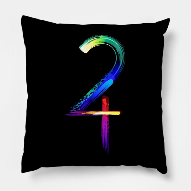 Symbols of planets luminescent paint Pillow by Blackmoon9