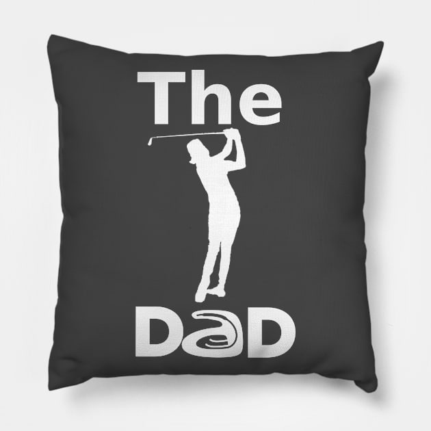 The Golfing Dad Pillow by KZK101