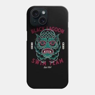 Black Lagoon Swim Team - Vintage Traditional Tattoo - Horror Phone Case