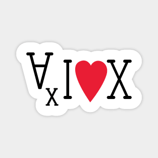For All X, I love X Magnet