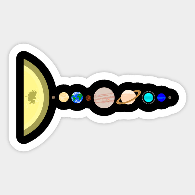 Asteroid Shirt Solar System Planets Gift