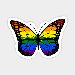 Rainbow Butterfly Magnet