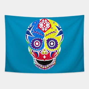 mighty mask, death and wrestling ecopop Tapestry