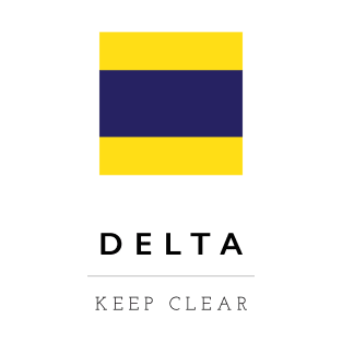Delta: ICS Flag Semaphore T-Shirt