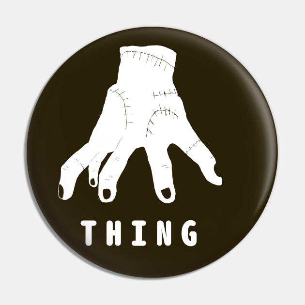 Thing - Addams Hand Pin by abagold