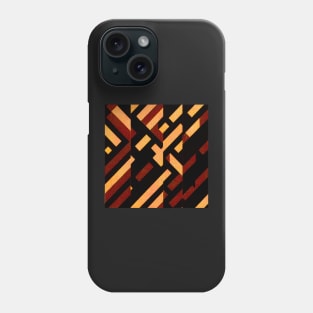 Copy of Cyberpunk red brown military camo pattern Phone Case