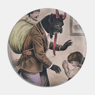 Greetings from Krampus Pin