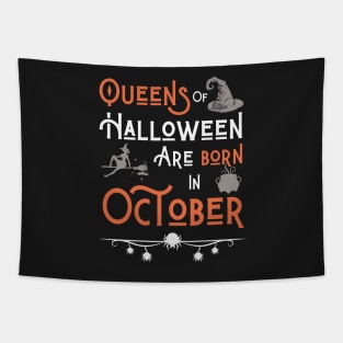 Queens of Halloween are born in October Tapestry