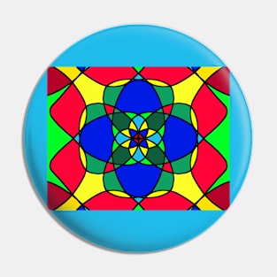 Multicolored abstract Pin